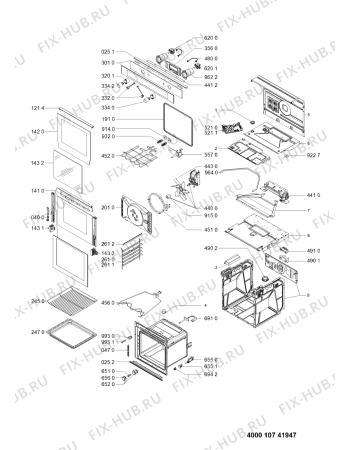 Схема №1 AKZM6610TB (F094227) с изображением Колечко для плиты (духовки) Indesit C00397649