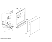 Схема №6 SE24M264EU с изображением Передняя панель для посудомоечной машины Siemens 00666539