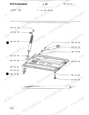 Схема №9 LAV2005 с изображением Запчасть для комплектующей Aeg 8996454240269