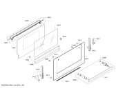 Схема №6 HBC34D555 с изображением Панель управления для духового шкафа Bosch 00740299