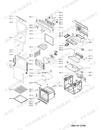 Схема №1 AKZM 7610/IX с изображением Кнопка для плиты (духовки) Whirlpool 481010568278