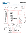 Схема №1 COFFEE MAKER MCE27 с изображением Другое для электрокофеварки ARIETE AT4025535500