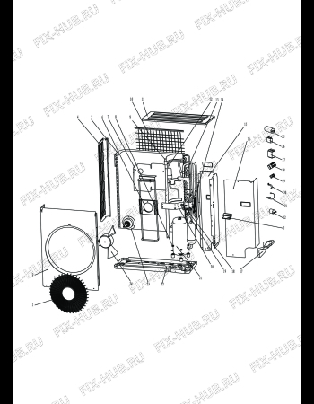 Взрыв-схема кондиционера Beko BEKO BK 240 (7863480200) - BK240_BK241, page 2