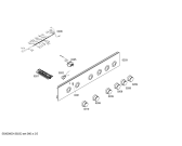 Схема №4 HSV722020N с изображением Панель управления для плиты (духовки) Bosch 00672288