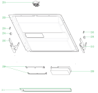 Схема №5 GV61214TH (458260, WQP12-7311) с изображением Накладка на панель управления для посудомоечной машины Gorenje 388269