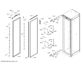 Схема №6 RW464301 Gaggenau с изображением Дверь для холодильника Bosch 00712099