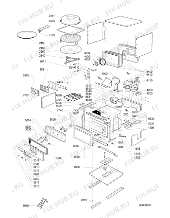 Схема №1 EMCHD 6140 AL с изображением Сенсорная панель для свч печи Whirlpool 481245350117