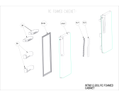 Схема №5 WTM 450 R SS с изображением Держатель двери для холодильной камеры Whirlpool 482000094199