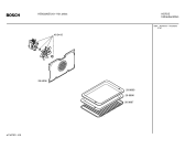 Схема №4 HEN1220EU с изображением Передняя часть корпуса для плиты (духовки) Bosch 00360361