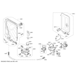 Схема №6 S52N53X3EU с изображением Передняя панель для посудомойки Bosch 00743260