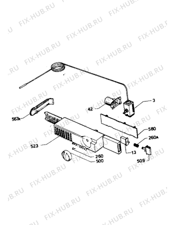 Взрыв-схема холодильника Zanussi ZI6163 - Схема узла Electrical equipment