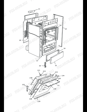 Схема №5 SEW554 с изображением Шланг для электропечи DELONGHI 342D554002