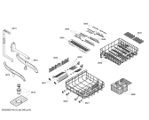 Схема №4 S54M46X0EU с изображением Рамка для посудомойки Bosch 00667981