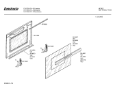 Схема №7 CH17091 с изображением Панель для плиты (духовки) Bosch 00286935