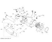 Схема №4 WTMC4300US Deluxe Electric Dryer с изображением Передняя часть корпуса для сушилки Bosch 00241110