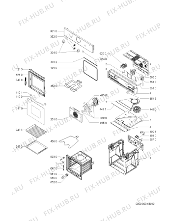 Схема №1 AKP234/NA с изображением Дверка для плиты (духовки) Whirlpool 481245058757