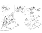 Схема №5 HBG38B750 с изображением Модуль управления, запрограммированный для плиты (духовки) Bosch 00708122