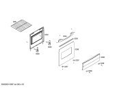 Схема №5 FN102P14SC с изображением Декоративная рамка для плиты (духовки) Bosch 00671721