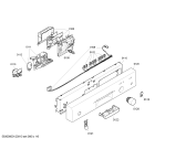 Схема №5 SGS44E12II с изображением Панель управления для электропосудомоечной машины Bosch 00665933
