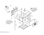 Схема №3 HM44D261F с изображением Фронтальное стекло для плиты (духовки) Siemens 00682610