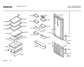 Схема №3 KG26V20GB с изображением Дверь морозильной камеры для холодильной камеры Siemens 00218349