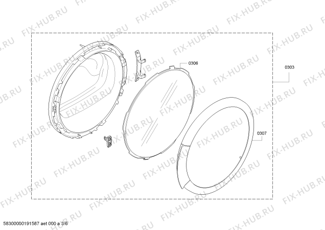 Схема №6 WT46B209EE IQ300 с изображением Силовой модуль запрограммированный для электросушки Siemens 00635406