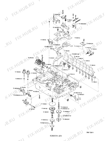 Схема №8 RM7366 с изображением Прижимной валик для аудиоаппаратуры Siemens 00721834