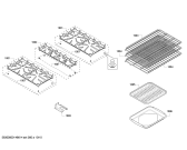 Схема №9 PRD304EG Thermador с изображением Крепежный набор для электропечи Bosch 00649953