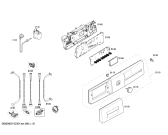 Схема №5 WM14E4M1 E 14.4M с изображением Панель управления для стиралки Siemens 00667455