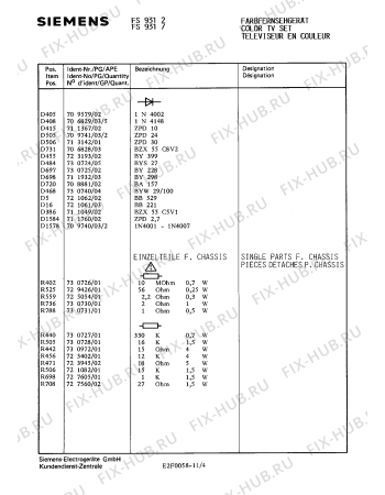 Взрыв-схема телевизора Siemens FS9317 - Схема узла 05