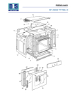 Схема №2 PMA 6X с изображением Держатель для духового шкафа DELONGHI 51BF62H