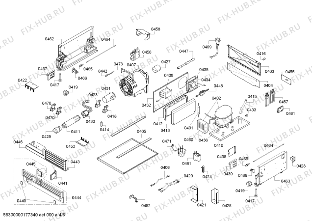 Схема №6 CIR30M1IL1 с изображением Блок управления Bosch 00750426