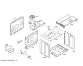 Схема №5 HEV43T350E Horno bosch poliv.multif.inox cif_e с изображением Внешняя дверь для плиты (духовки) Bosch 00688928