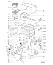 Схема №1 AVM 441 AV с изображением Клавиша для микроволновой печи Whirlpool 481941258589