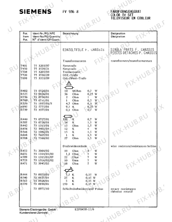 Взрыв-схема телевизора Siemens FV9368 - Схема узла 07