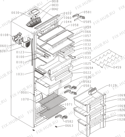 Схема №1 PKD7178F/P01 (239824, HZI3028BF) с изображением Полка для холодильника Gorenje 241751