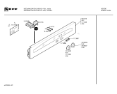 Схема №4 CH17710 с изображением Планка для плиты (духовки) Bosch 00355333
