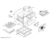 Схема №7 HLN653450F с изображением Фронтальное стекло для плиты (духовки) Bosch 00478418