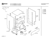 Схема №4 S4153S0RK SI 151 с изображением Панель для посудомоечной машины Bosch 00289324