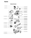 Схема №2 TW2521RA/4Q1 с изображением Покрытие для электропылесоса Tefal RS-RT900722
