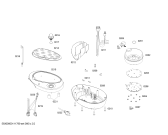 Схема №2 PL1380 PLATINIUM с изображением Нижняя часть корпуса для утюга (парогенератора) Bosch 00360891
