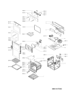 Схема №1 AKZ 224/IX с изображением Обшивка для плиты (духовки) Whirlpool 480121104274