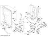Схема №6 SMS53M38II с изображением Передняя панель для посудомойки Bosch 00678642