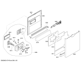 Схема №6 SHE98M05UC с изображением Панель управления для посудомойки Bosch 00479134