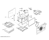 Схема №5 HL653240F с изображением Стеклокерамика для духового шкафа Siemens 00682612