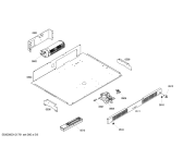 Схема №8 C302BS с изображением Декоративная рамка для плиты (духовки) Bosch 00425304