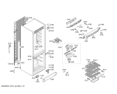 Схема №3 KGP36390 с изображением Дверь для холодильной камеры Bosch 00241144