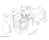 Схема №5 SX78T091EU с изображением Передняя панель для электропосудомоечной машины Siemens 00679652