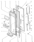 Схема №12 RA7 (F011003) с изображением Винтик для холодильной камеры Indesit C00133455