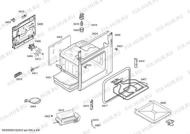 Схема №5 HGG94W365R Bosch & Panel Printing с изображением Панель управления для духового шкафа Bosch 00740157